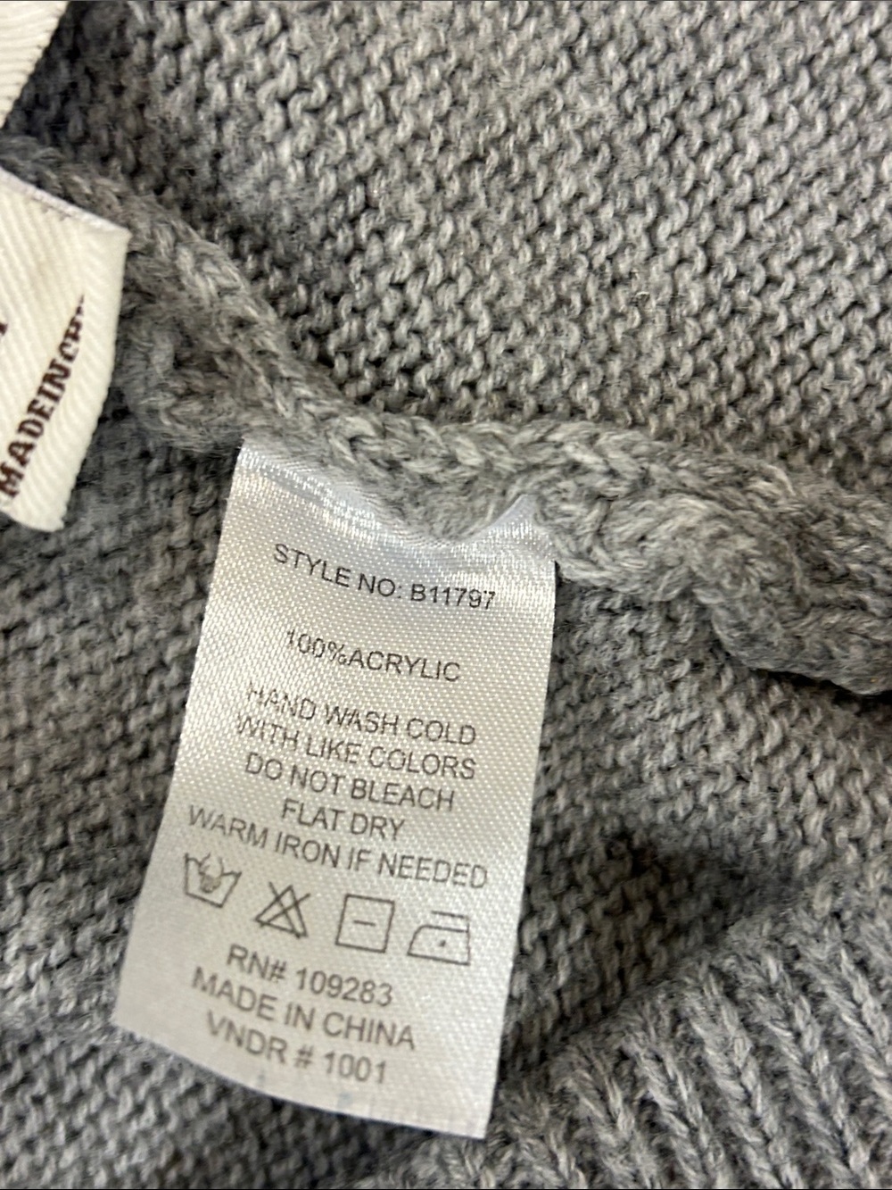 Vintage Havana Gray knit Joggers with Green Side Stripes image 4